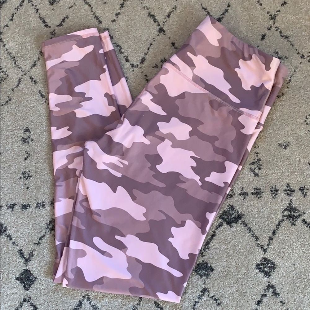 Pink Camo Workout Leggings